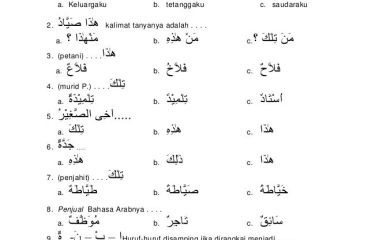 Mempersiapkan Generasi Muda Berkomunikasi dalam Bahasa Arab Contoh