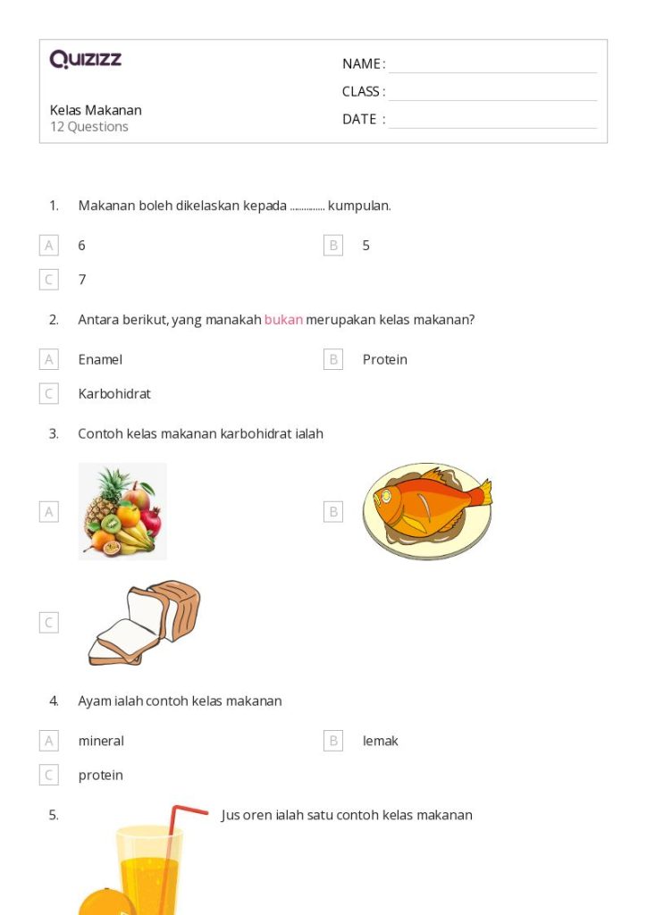 10 Contoh Soal Food and Drink Kelas 3 SD Paling Sering Keluar Saat Ujian Sekolah 2026
