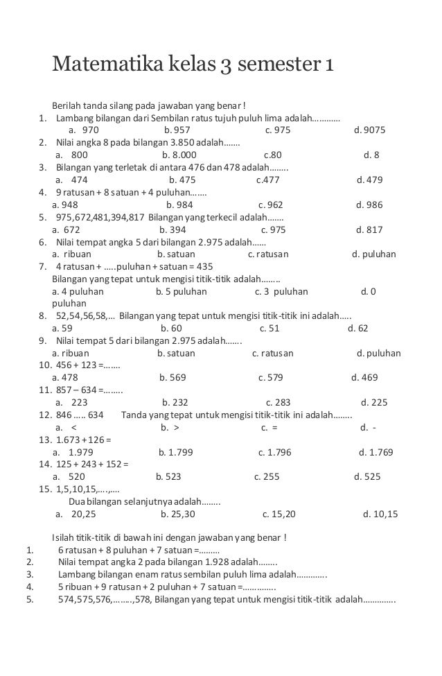 10 Contoh Soal Formatif Kelas 3 SD Tema 1 Paling Sering Muncul dan Kunci Jawabannya