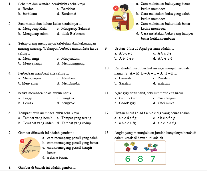 3 Fakta Mengejutkan soal ujian semester akhir kelas 1 sd yang Wajib Diketahui Orang Tua