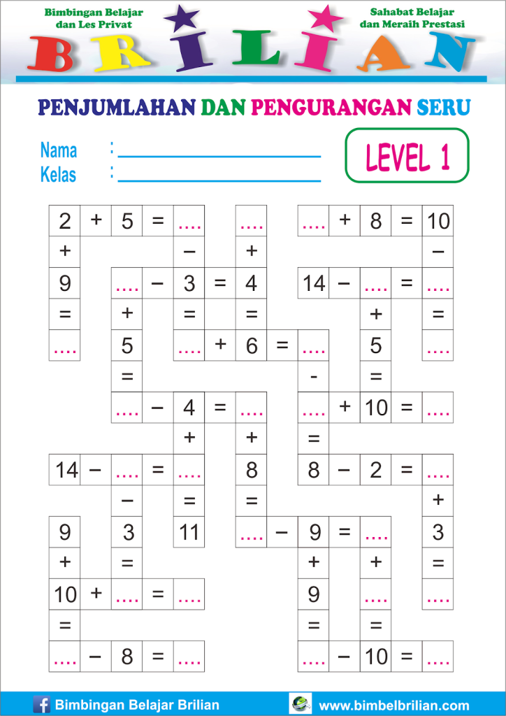 3 Modul Baru Bimbel Brilian: Soal Penjumlahan dan Pengurangan Kelas 3 SD Wajib Dicoba!