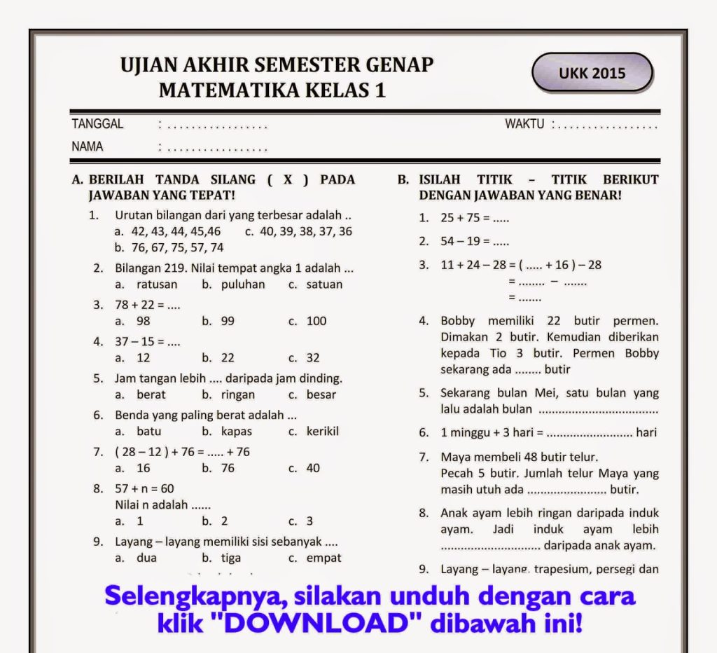 5 Fakta Mengejutkan dari Soal Matematika Kelas 6 Semester 1 2021 yang Wajib Kamu Tahu 5 Fakta Mengejutkan dari Soal Matematika Kelas 6 Semester 1 2021 yang Wajib Kamu Tahu