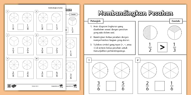 5 Soal Perbandingan Pecahan Kelas 3 SD yang Wajib Dikuasai untuk STS Semester 1 2026