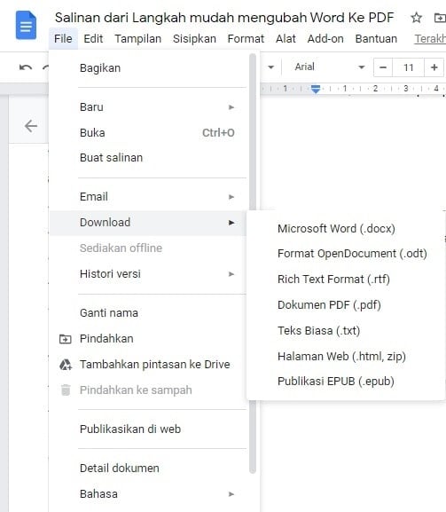 7 Cara Ubah Data Dari Word ke PDF Tanpa Aplikasi, Ternyata Semudah Ini