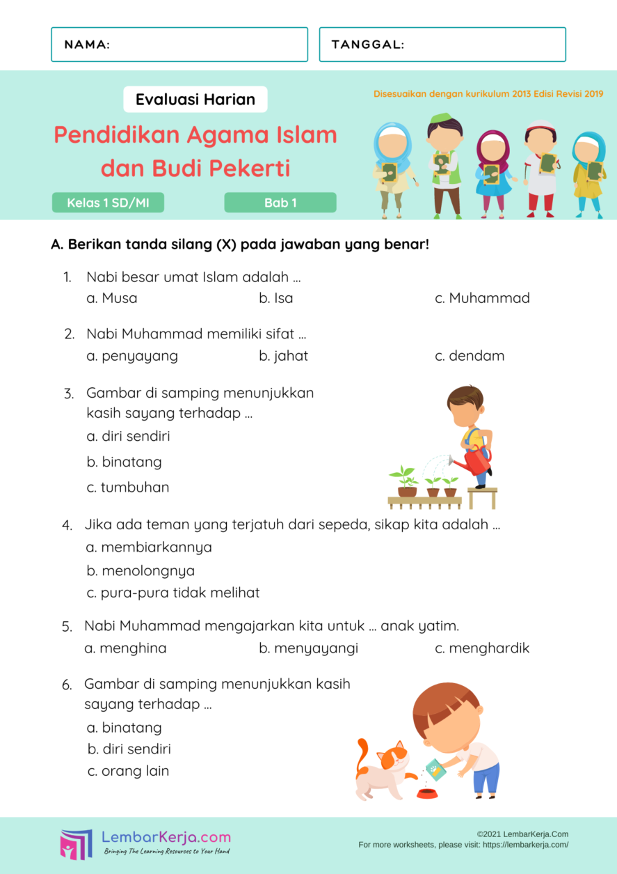 7 Contoh Soal UAS Agama Kelas 1 SD yang Terbukti Membantu Anak Lulus Tanpa Kesulitan 7 Contoh Soal UAS Agama Kelas 1 SD yang Terbukti Membantu Anak Lulus Tanpa Kesulitan