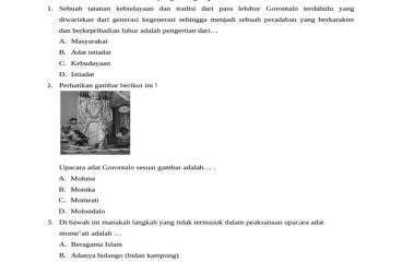 Soal Mulok Kelas 4 SD Semester 1 PDF