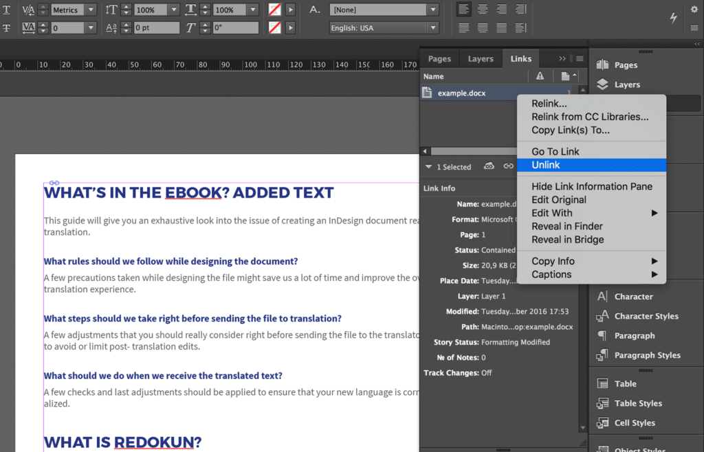How to convert a Word file to InDesign Redokun Blog