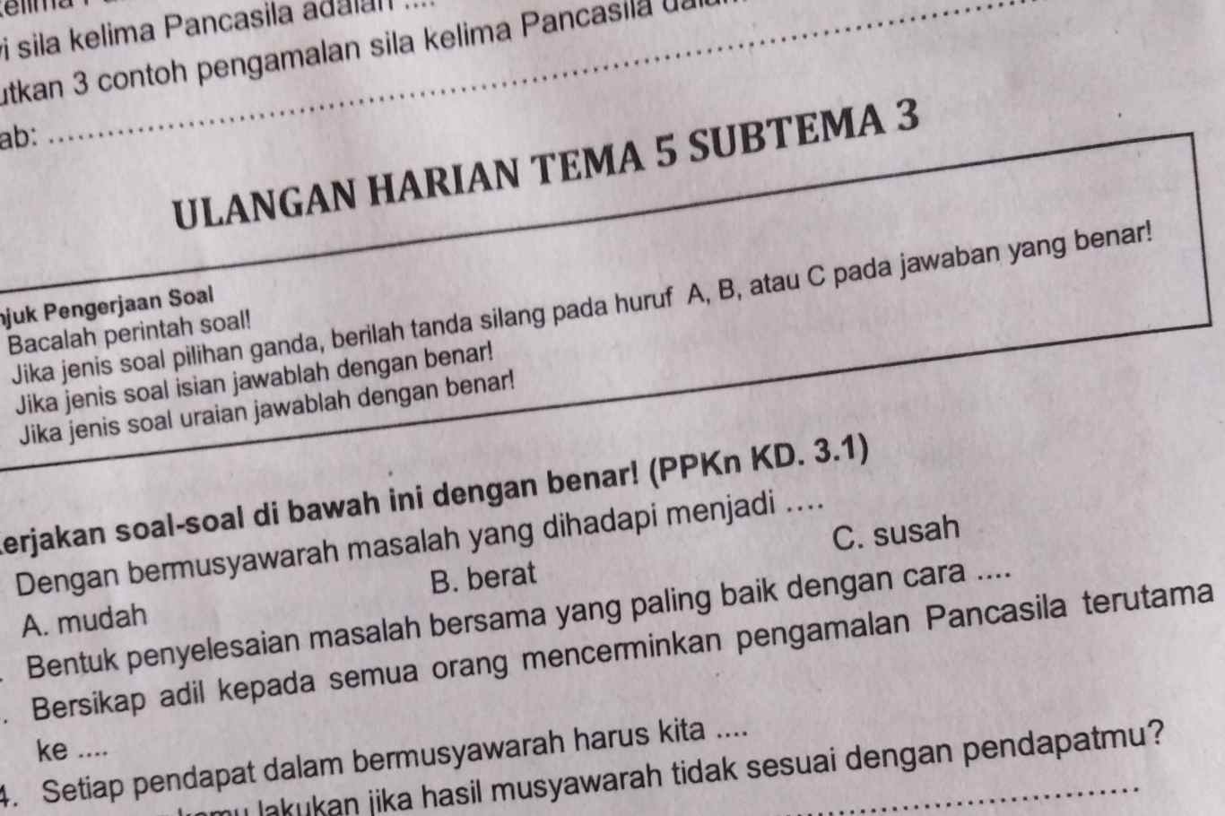 Inilah 7 Contoh Soal Tema 5 Subtema 3 Kelas 2 SD K13 yang Wajib Dikuasai Sebelum Ujian