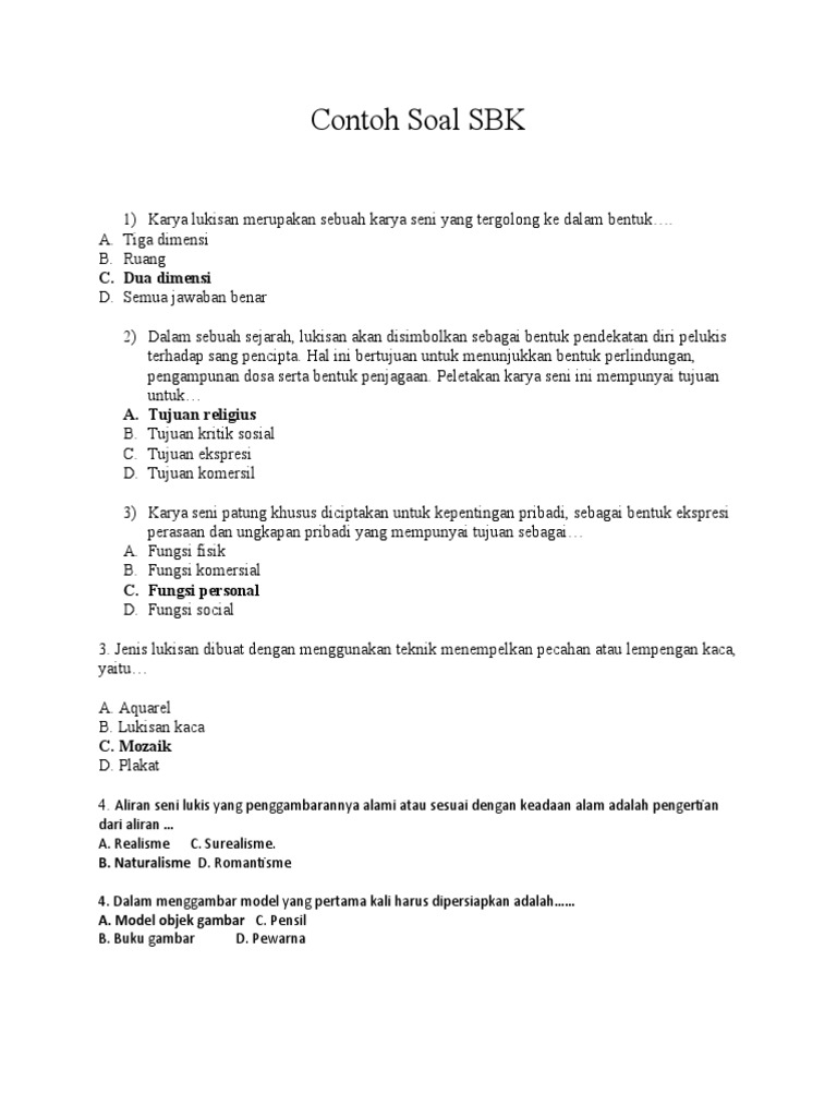 Rahasia Contoh Soal HOTS SBK Semester 2 Kelas 7 yang Wajib Diketahui Sebelum Ujian