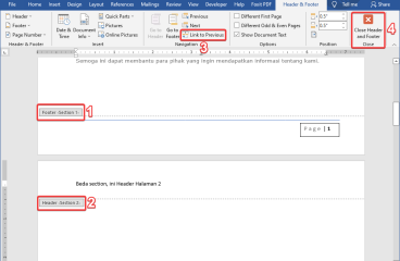 Cara Membuat Header Footer di Word Pemula 5 Langkah Mudah Tips