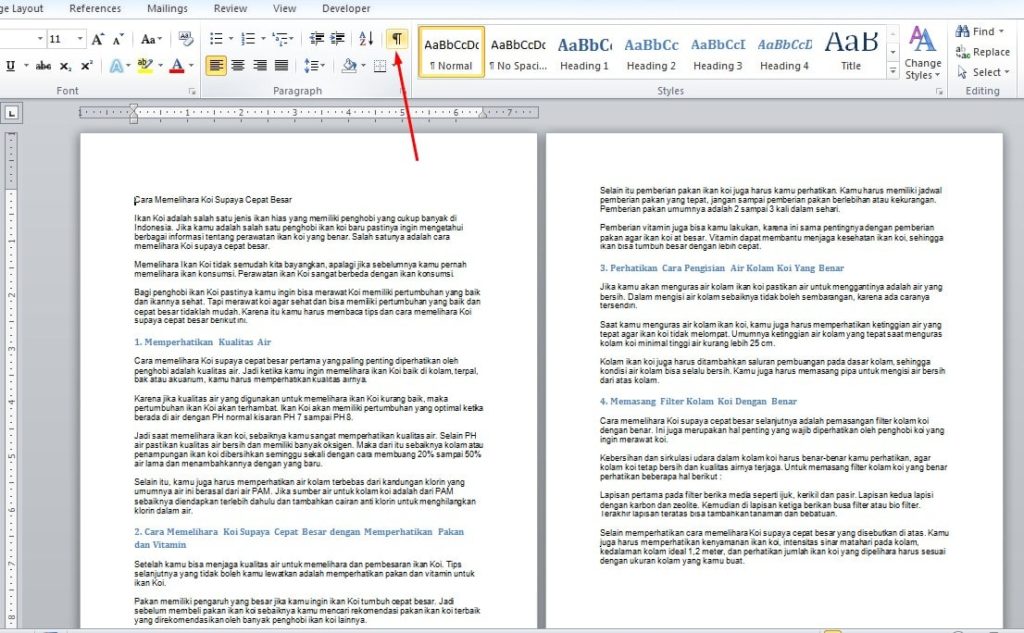 3 Cara Menghapus Halaman Kosong di Word Dengan Mudah