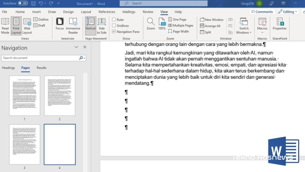 Reshuffle Kabinet 2026 Bukan Soal Ganti Wamen, Ternyata Ini Kunci Menghapus Halaman Word Agar Tidak Berubah