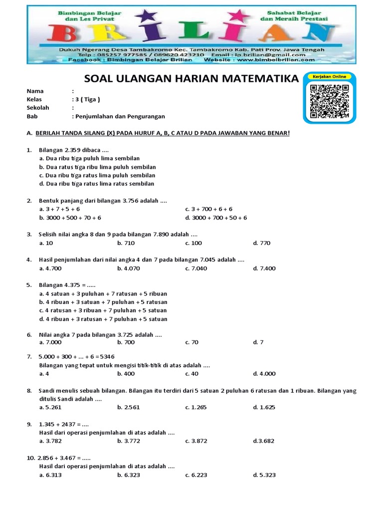 Terbukti! 5 Cara Cepat Download Soal UAS Matematika Kelas 3 SD, Kuasai Rata, Median, Modus Terbukti! 5 Cara Cepat Download Soal UAS Matematika Kelas 3 SD, Kuasai Rata, Median, Modus