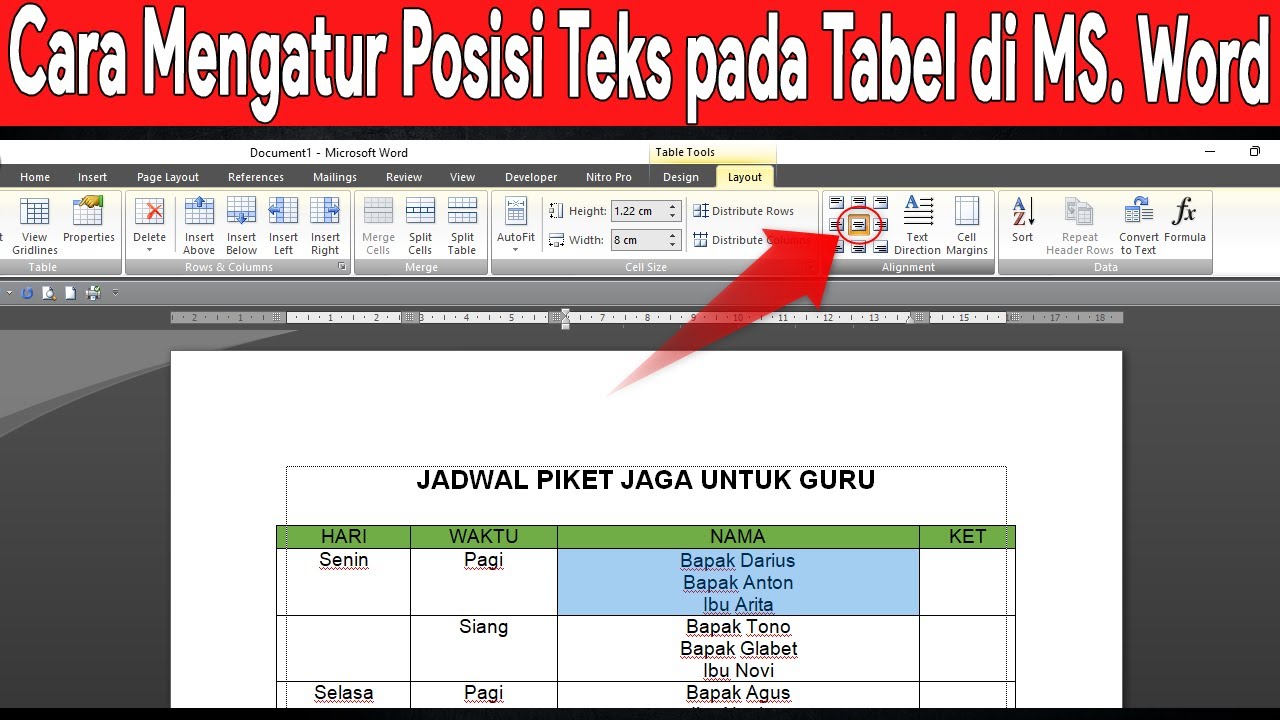 Terbukti Mengatur Teks Panjang Agar Tabel Tidak Berubah Word dalam 5 Langkah Deadline