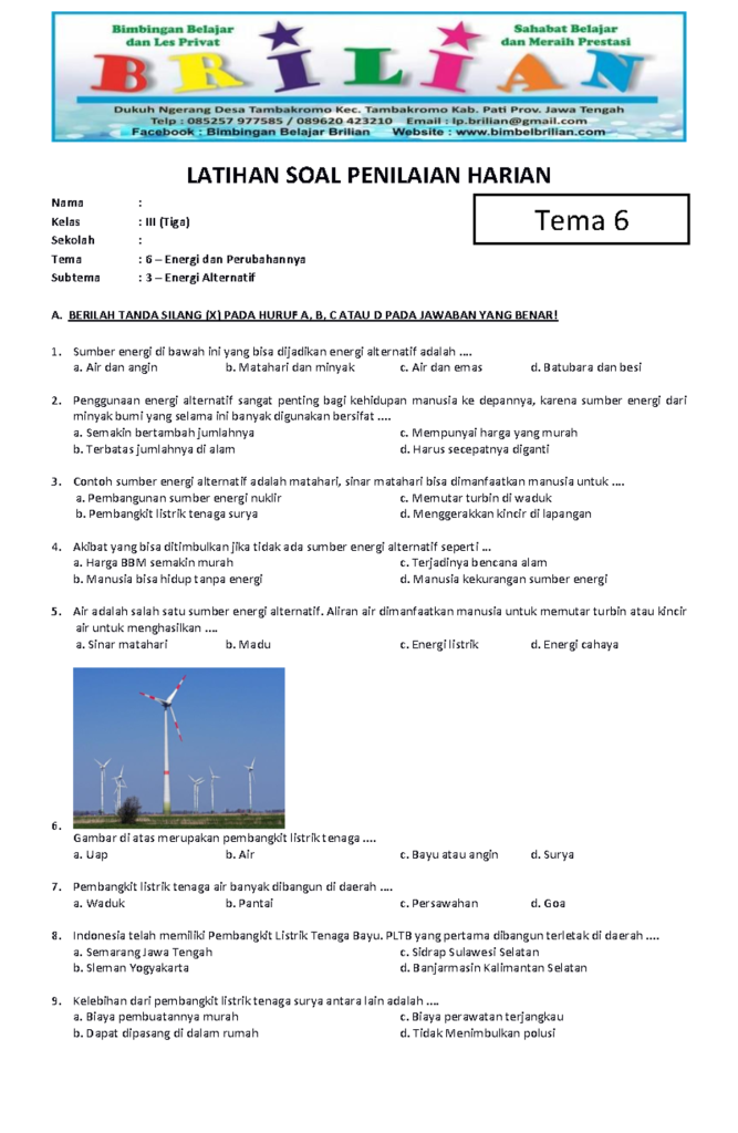 Ternyata 5 Soal Tema 6 Kelas 3 Ini Sering Muncul, Wajib Tahu Sekarang!