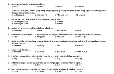 Ayo Jago Mengukur Waktu Latihan Soal Seru untuk Kelas 3 SD