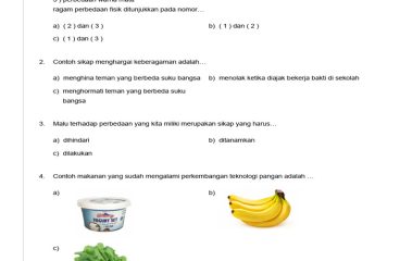 Latihan Soal Tema 7 Kelas 3 SD PDF