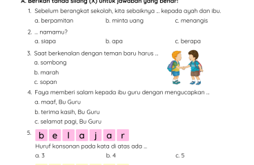 Mengasah Pemahaman Contoh Soal Tematik Kelas 3 SD Tema 1 Pertumbuhan