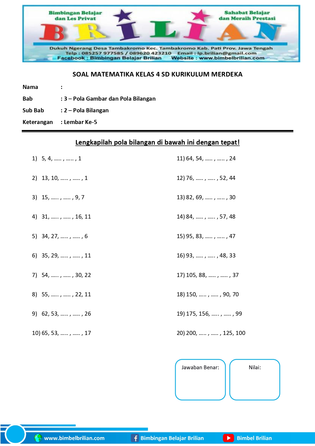 Wajib Tahu! Bocoran soal tema 5 kelas 4 sd semester 2 untuk persiapan ujian terbaru