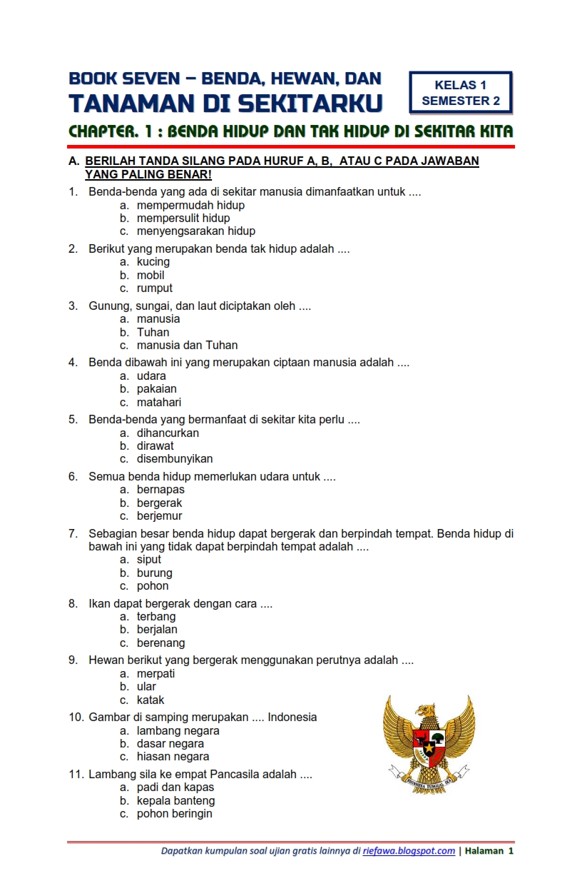 Wajib Tahu Kumpulan Contoh Soal HOTS Kelas 2 Tema 1 Subtema 3 Agar Anak Cepat Pintar