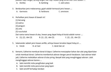 Soal Olimpiade Sains Kelas 2 SD PDF